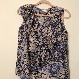 Anthropologie CAbi silk top A4